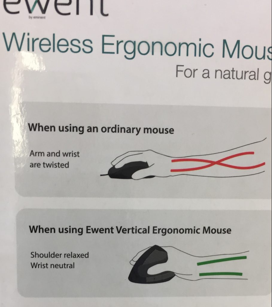 ratón ergonómico vertical