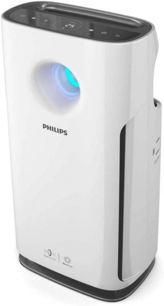 Philips Serie 3000 AC3256/10 - Purificador de Aire, Hasta 95 m², con Modo para Alérgenos, Interfaz de Usuario Táctil con Pantalla, Modo Ultrasilencioso, Filtro HEPA