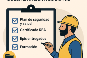 CAE: Coordinación de Actividades empresariales. Documentación a Exigir PRL 2025