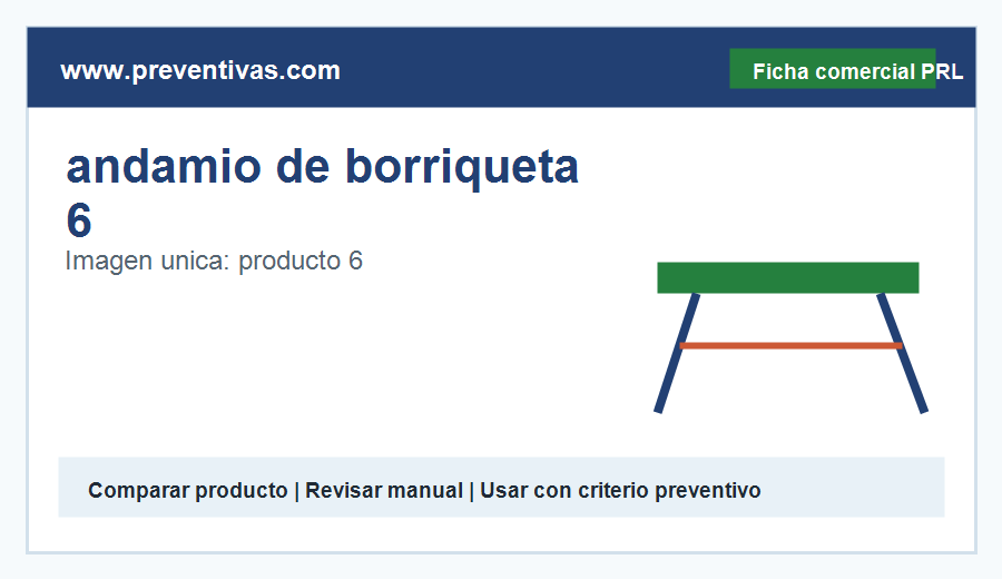 andamio de borriqueta 6 - medio auxiliar recomendado