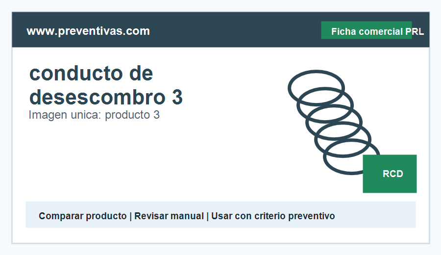 conducto de desescombro 3 - medio auxiliar recomendado