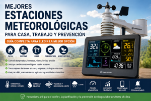 Mejores estaciones meteorológicas para casa, trabajo y prevención
