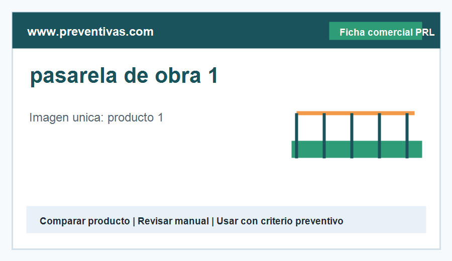 pasarela de obra 1 - medio auxiliar recomendado